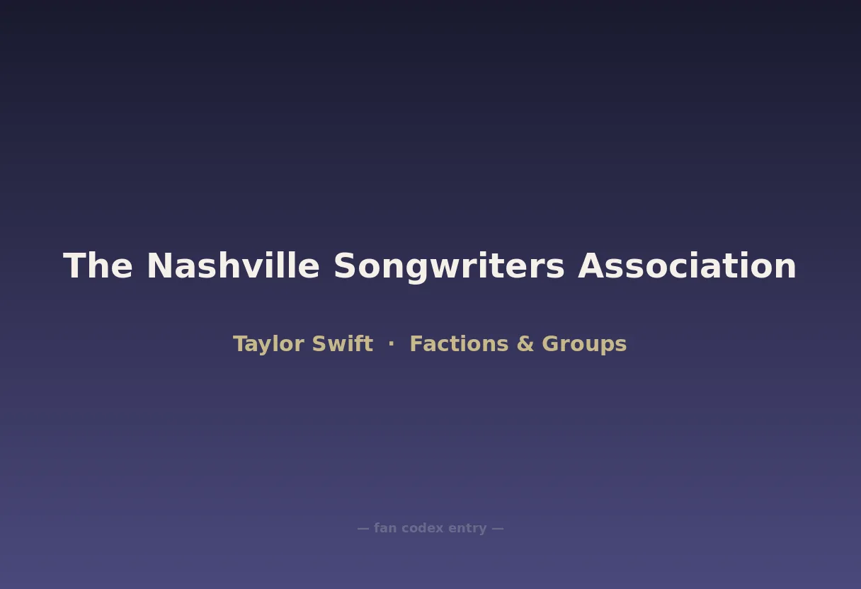 The Nashville Songwriters Association