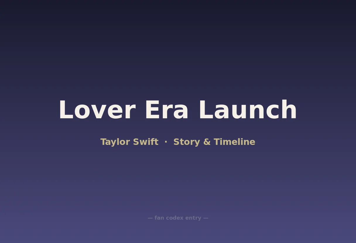Lover Era Launch
