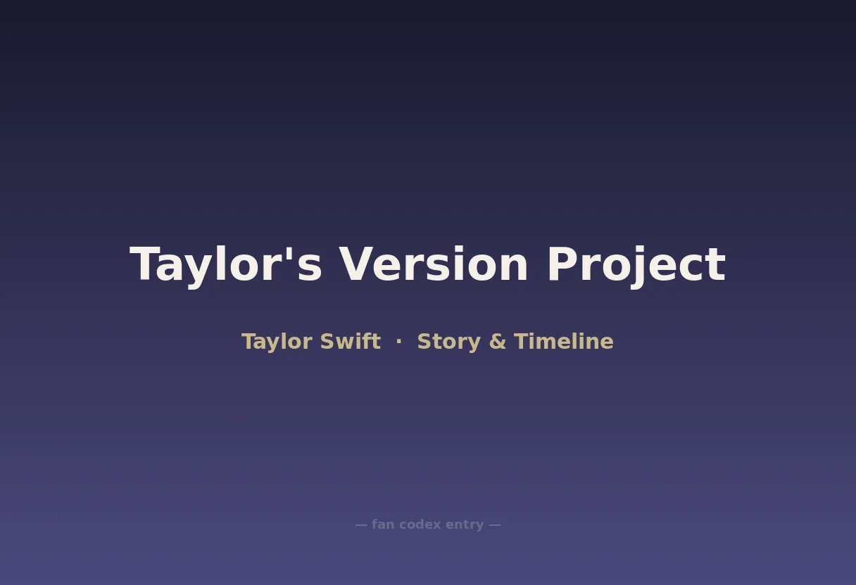 Taylor's Version Project
